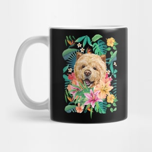 Tropical Cinnamon Chow Chow Puppy 2 Mug